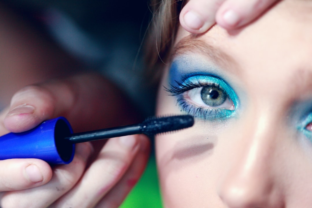 Photo blue makeup