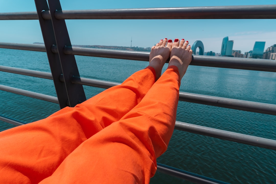 Photo orange pants